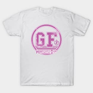 Powered by Gluten Free (purple) T-Shirt